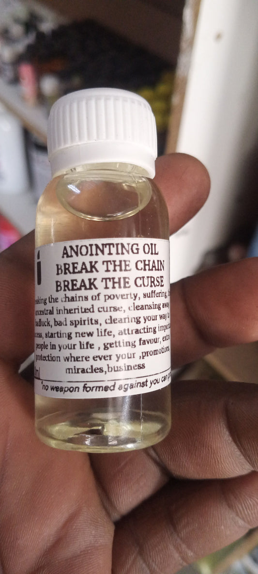 ANOINTING OIL break the chains break the curse