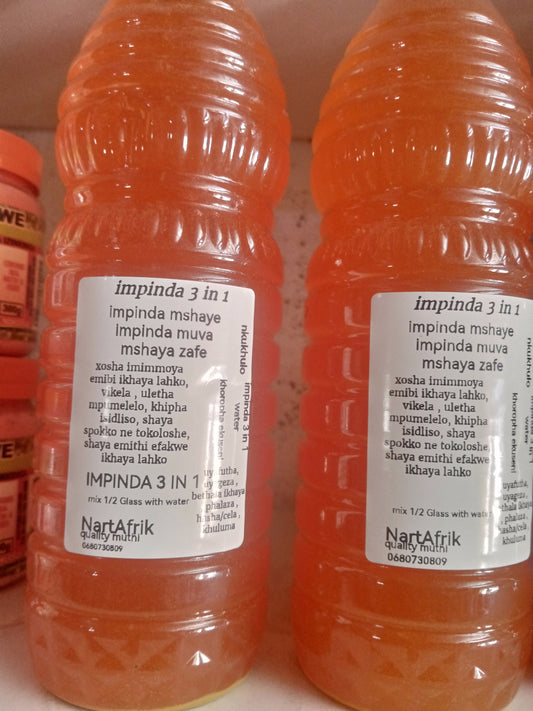 Amanzi impinda 3 in 1